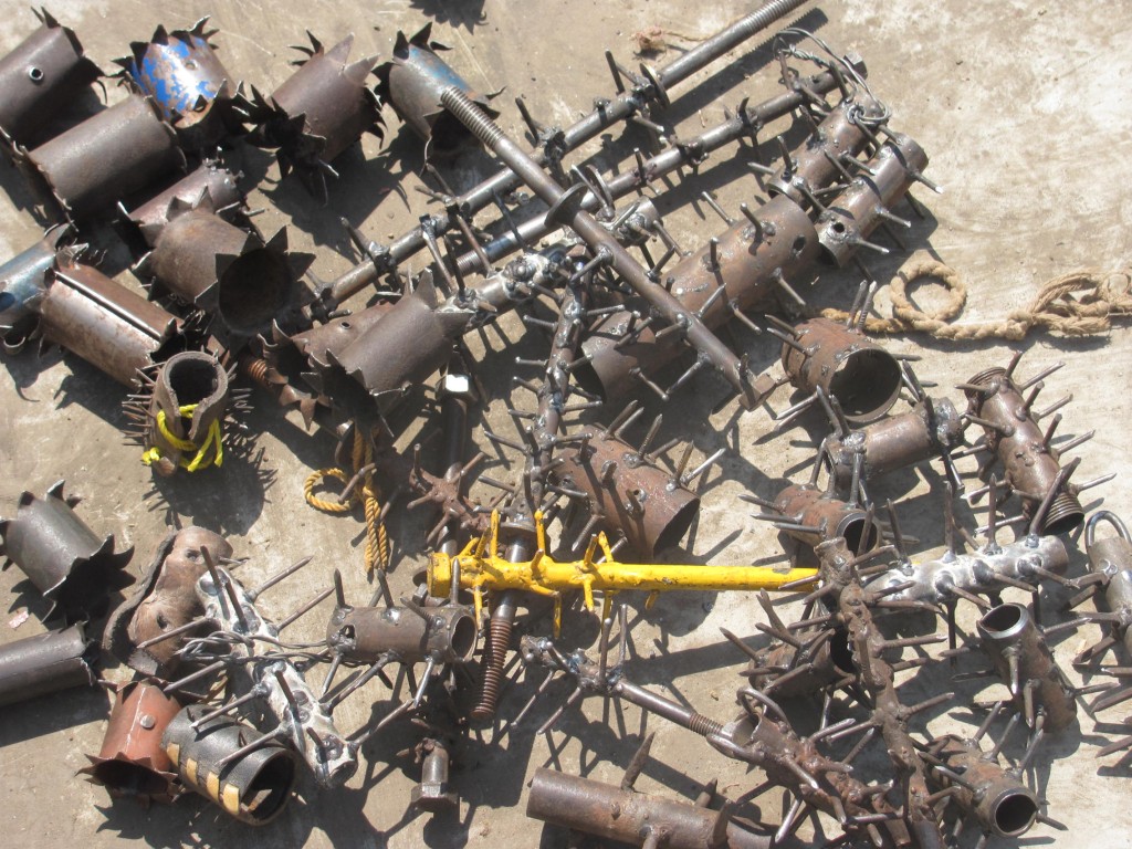 Chinchali confiscated yoke spikes